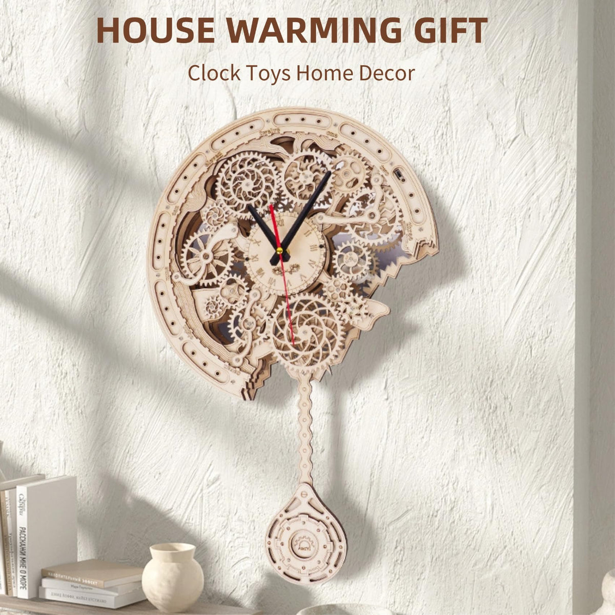 Wooden Puzzle Clock M210853