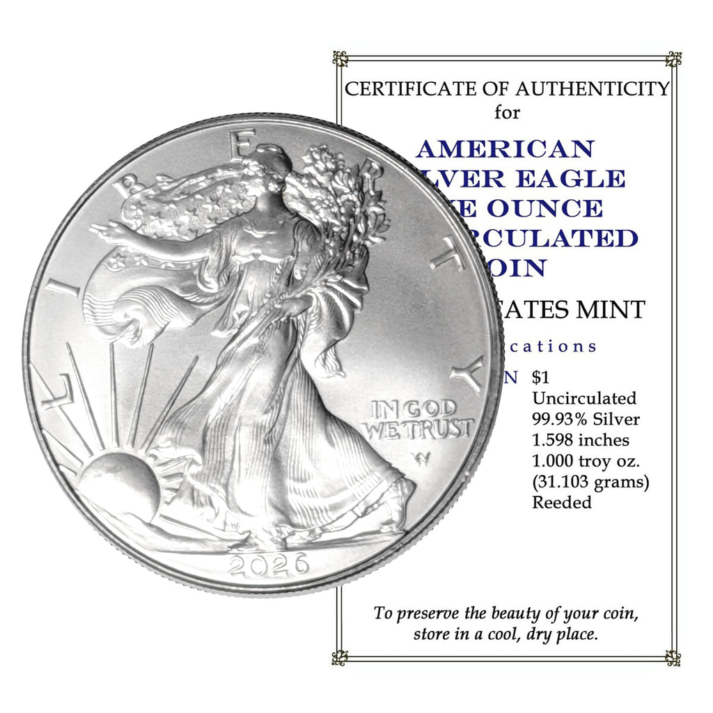 1 oz Silver Eagle Uncirculated D5282