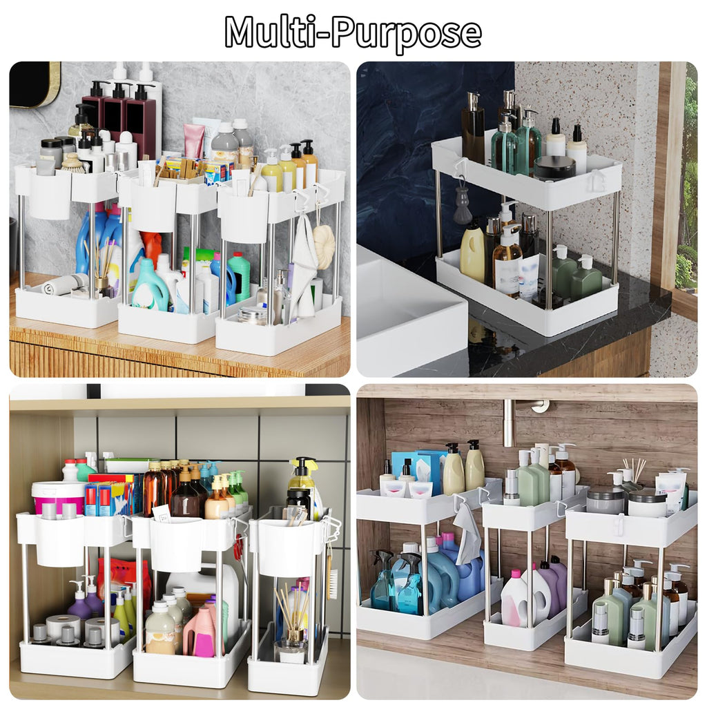 3 Pack Under Sink Organizer O6621