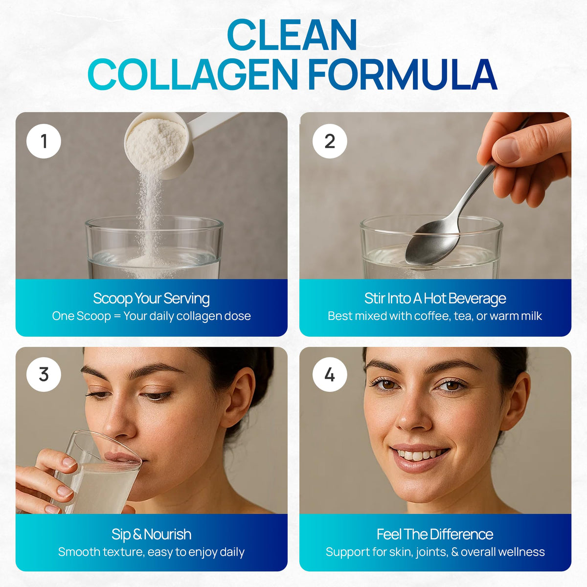 Multi Collagen Peptides Powder Unflavored Sugar Free 1.1 lb P309