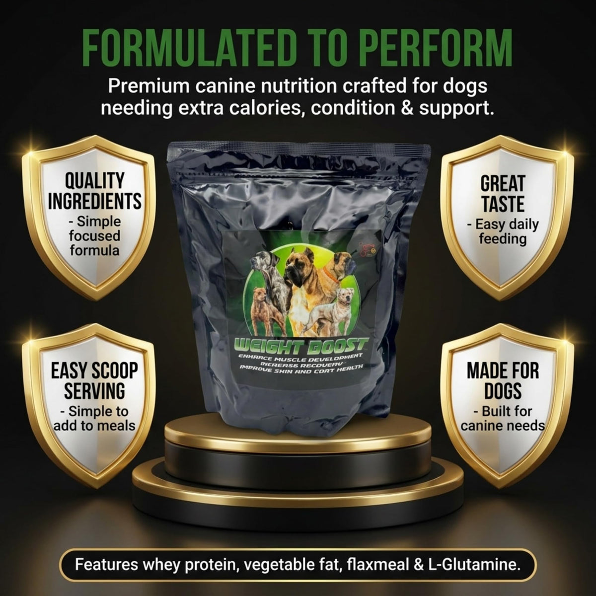 Dog Weight Protein Supplement 2 lb M428
