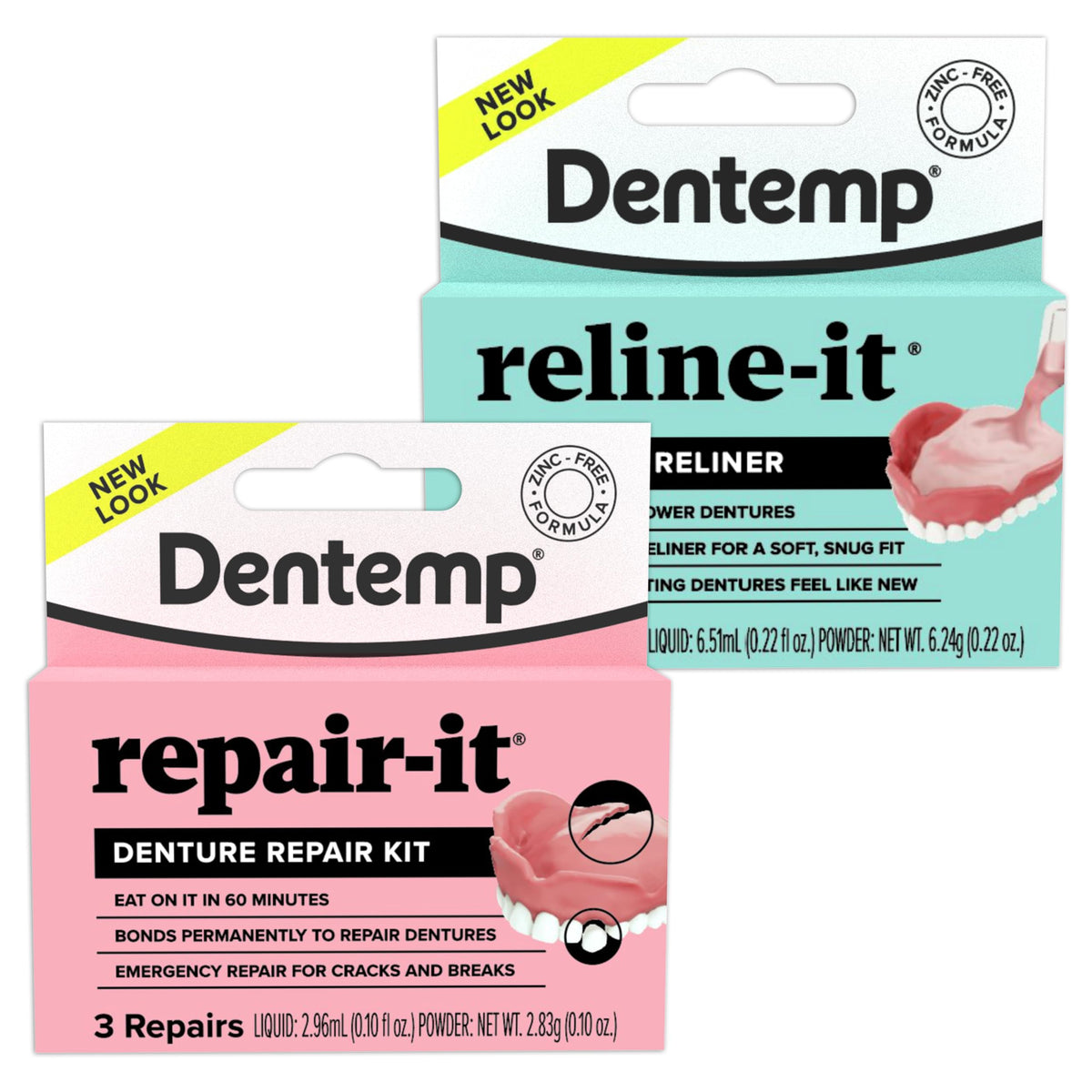 Denture Repair Kit & Denture Reliner B263