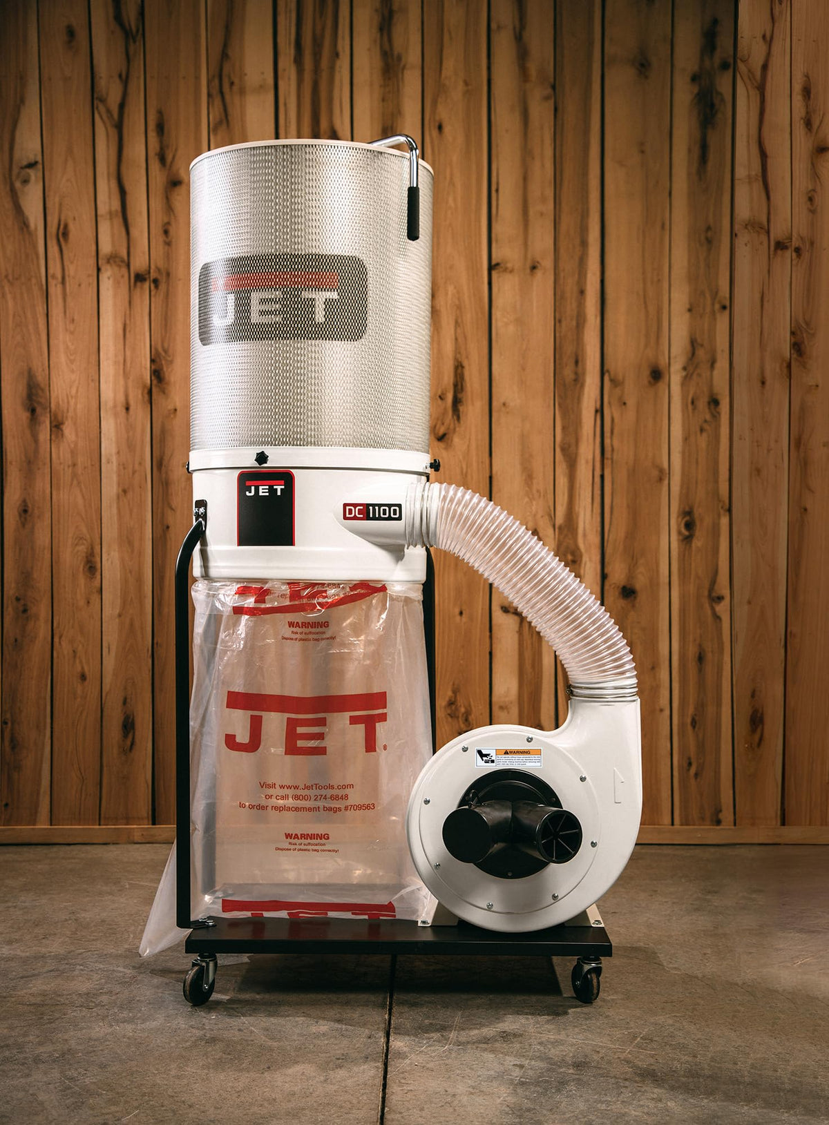 Vortex Cone Dust Collector with 2-Micron Canister Filter J9086