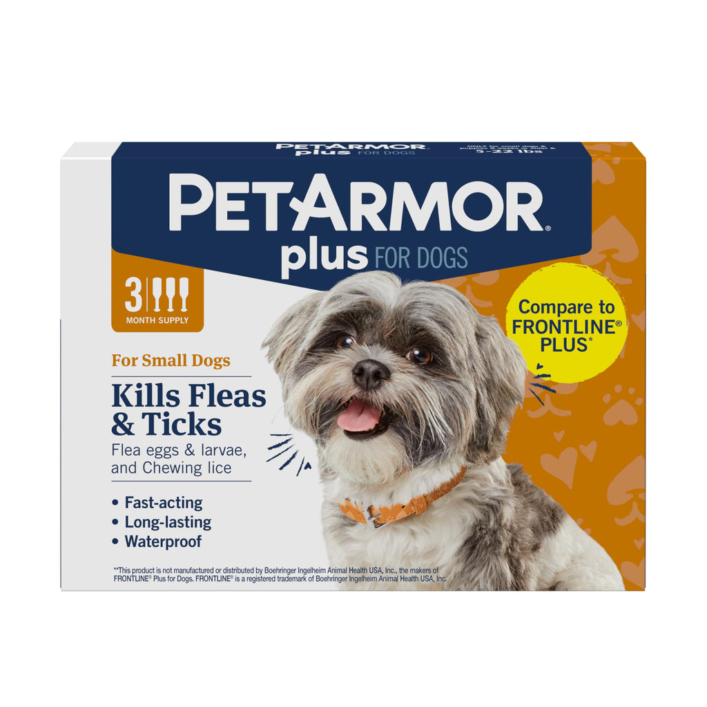 Flea & Tick Topical Dogs 5-22 lbs 3-Month Q9846