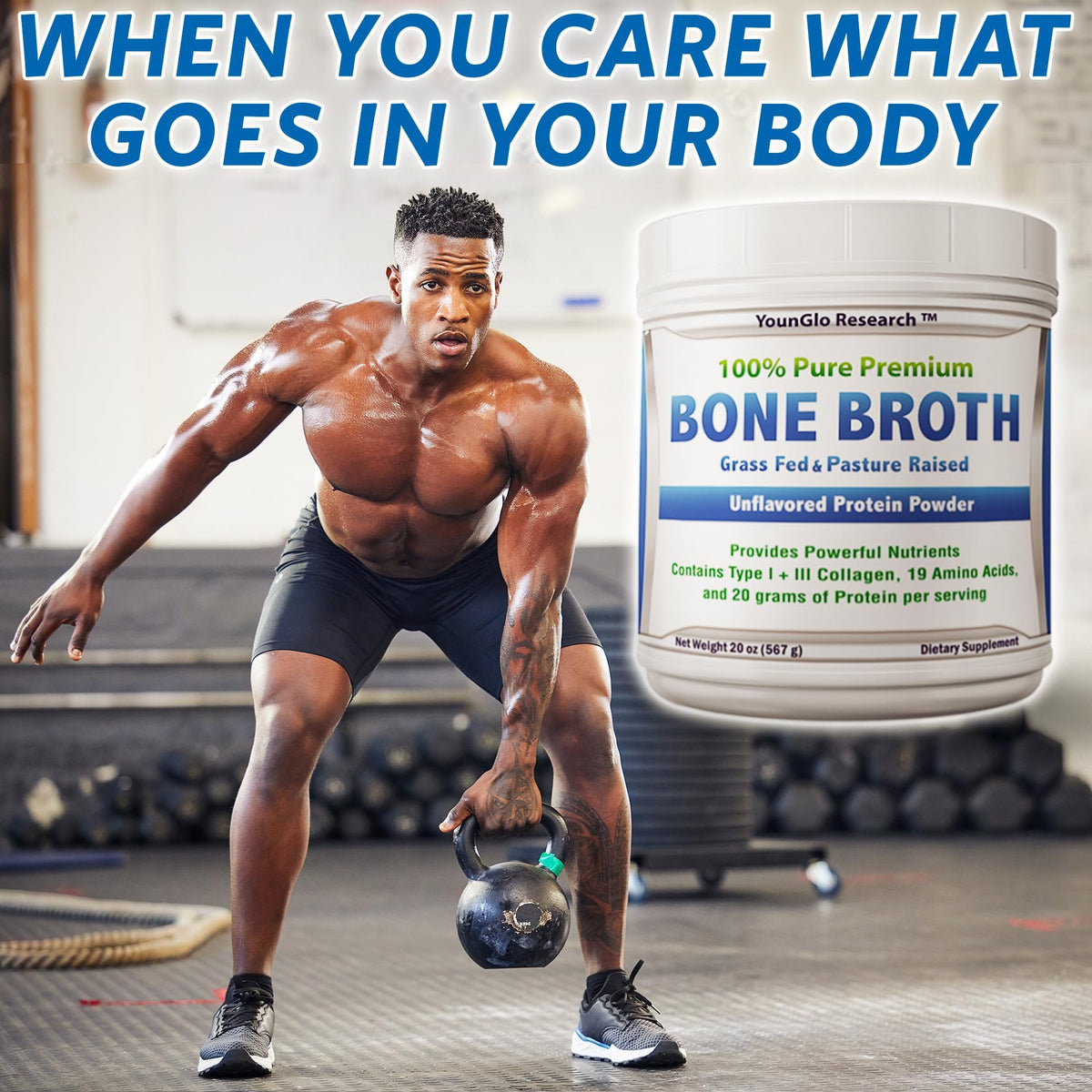 Beef Protein Powder 1.25 lb Unflavored A193