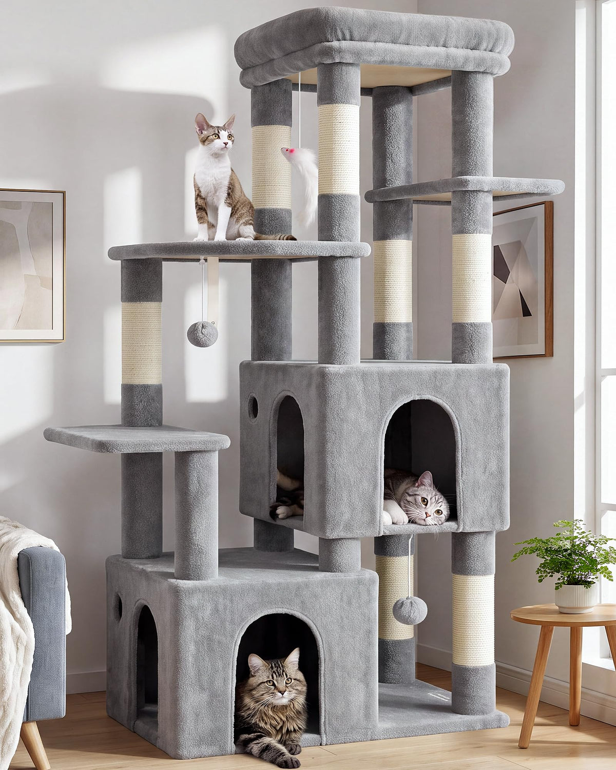 Light Grey Cat Tree S83958