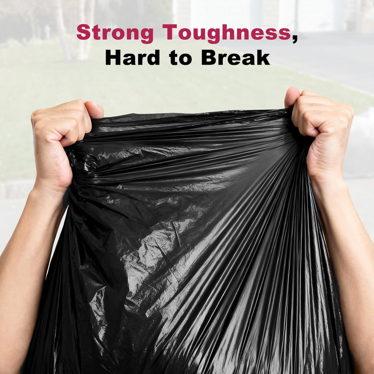 40-45 Gallon Heavy Duty Trash Bags, Pack of 100 I443346