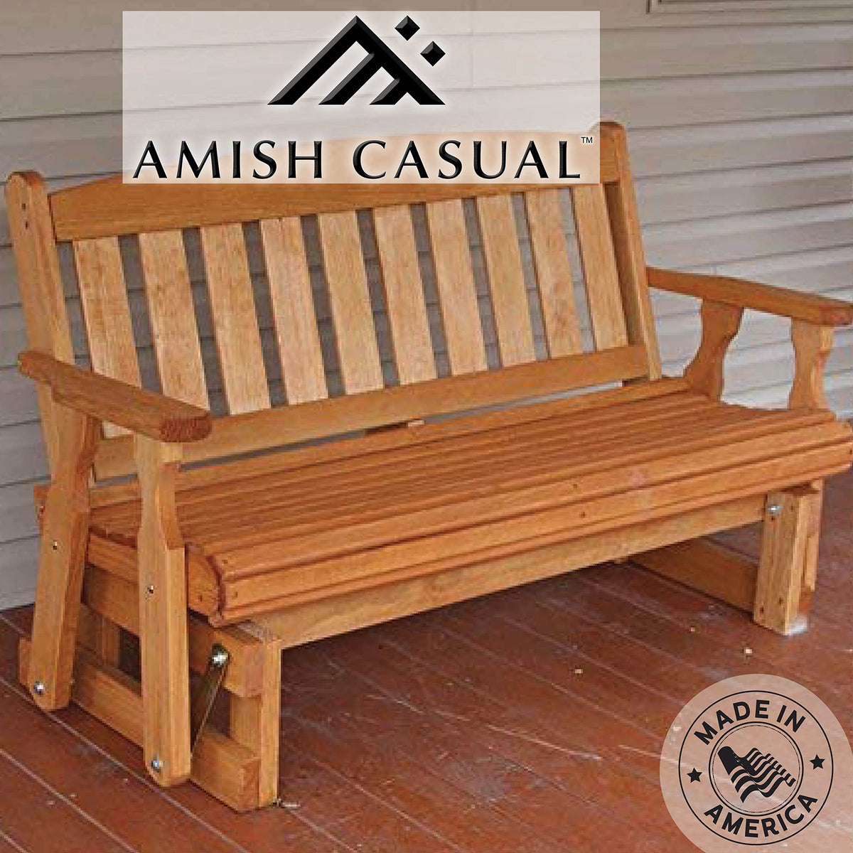 Heavy Duty Pressure Treated Porch Glider S4988