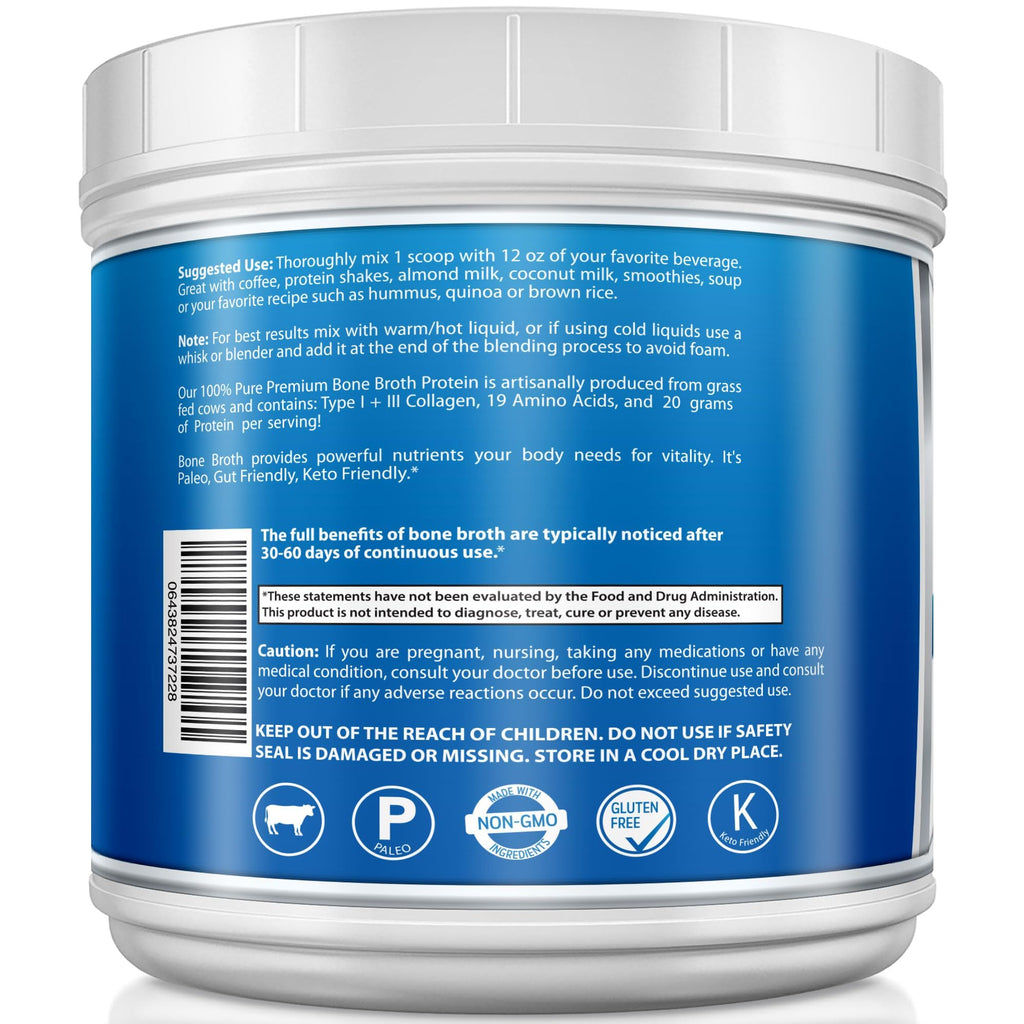 Beef Protein Powder 1.25 lb Unflavored A193