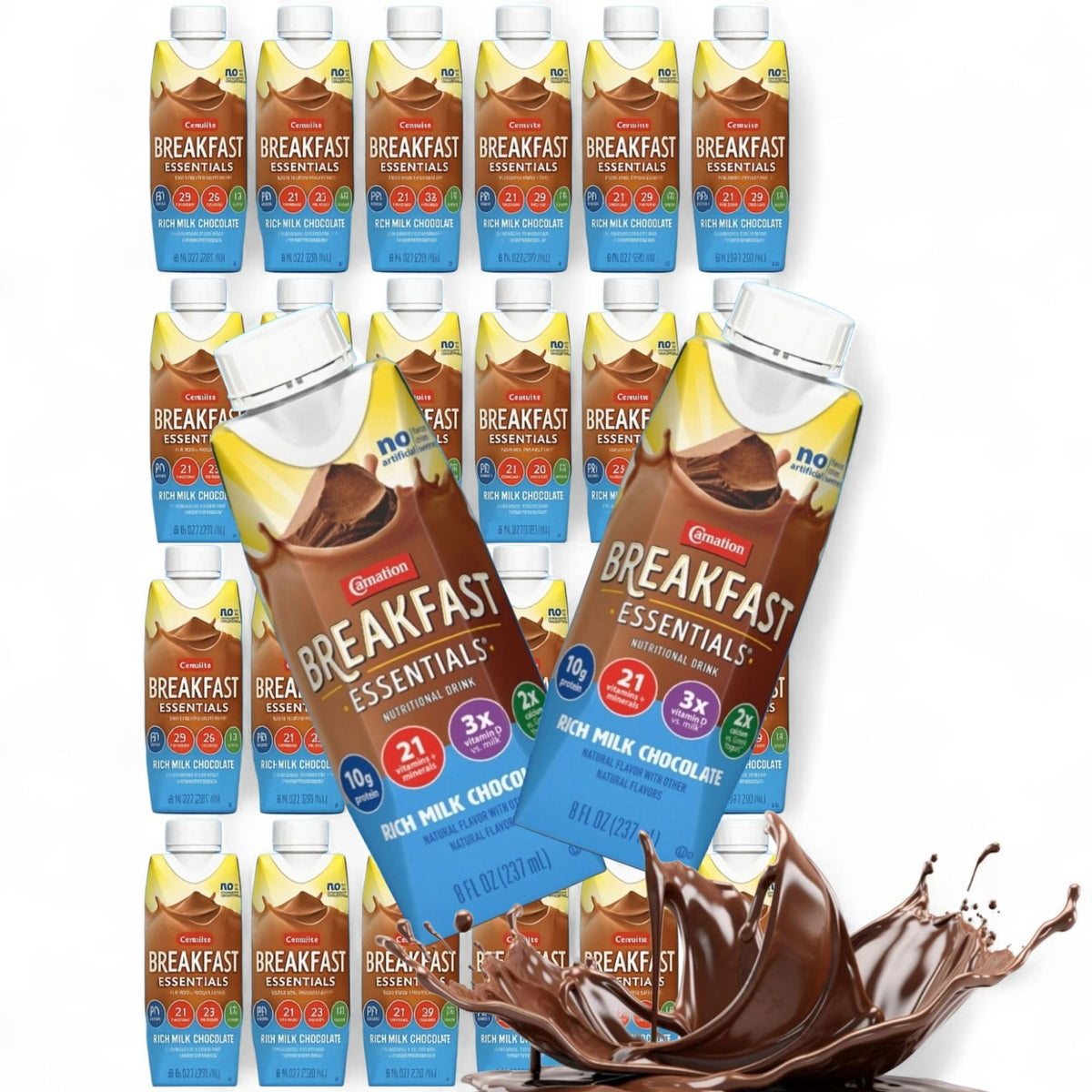 High-Protein Nutritional Shakes Milk Chocolate 8 fl oz 24 Ct N28302