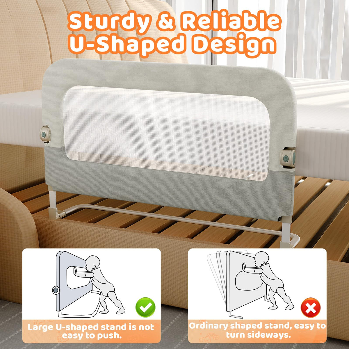 Foldable Safety Bed Rail A4615