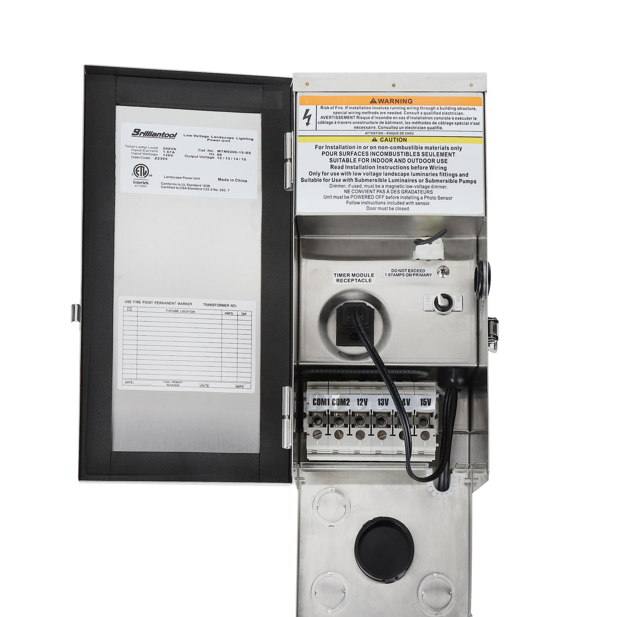 200W Multi-Tap Low Voltage Transformer I329