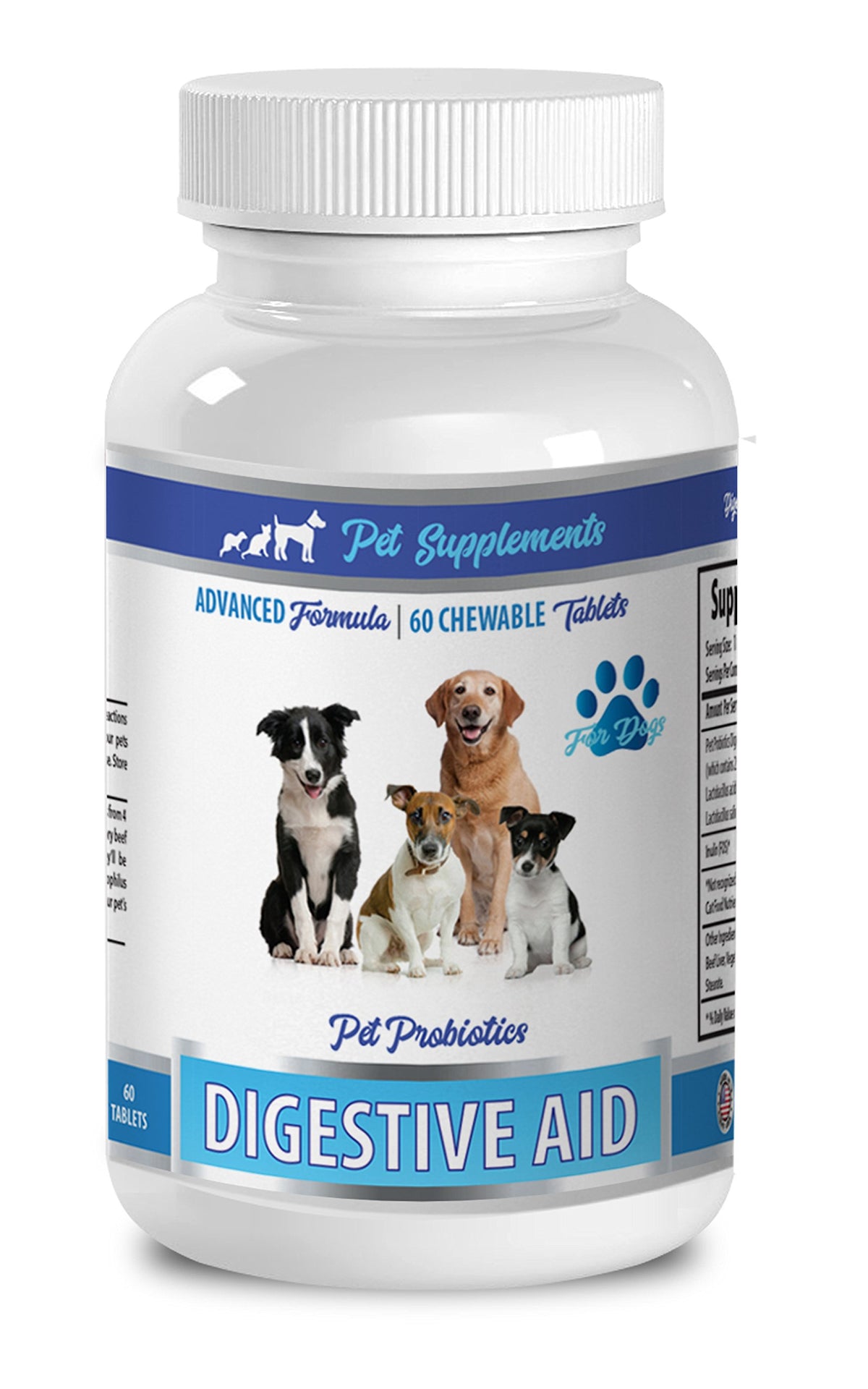 Dog Digestive Aid Probiotics 60 Treats Y8761
