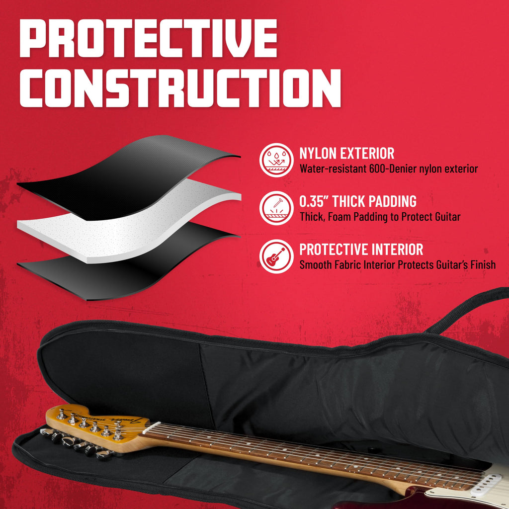 Foam Padded Electric Guitar Gig Bag D91839