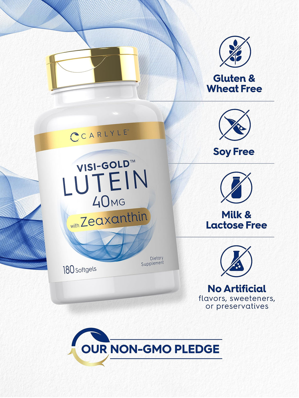 Lutein and Zeaxanthin 40mg 180 Softgels O28756