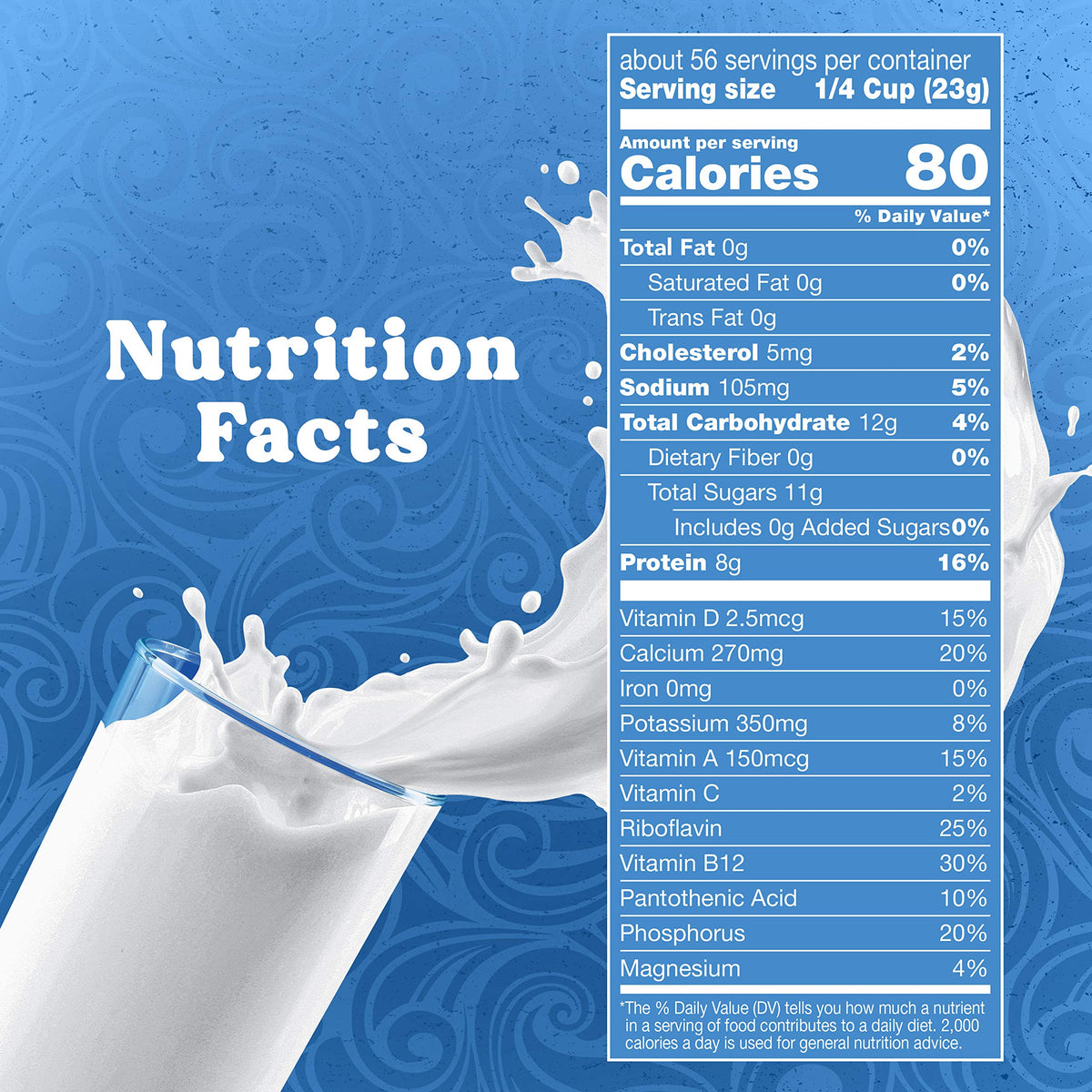 Nonfat Dry Milk with Vitamins A & D 45.43 oz O8239
